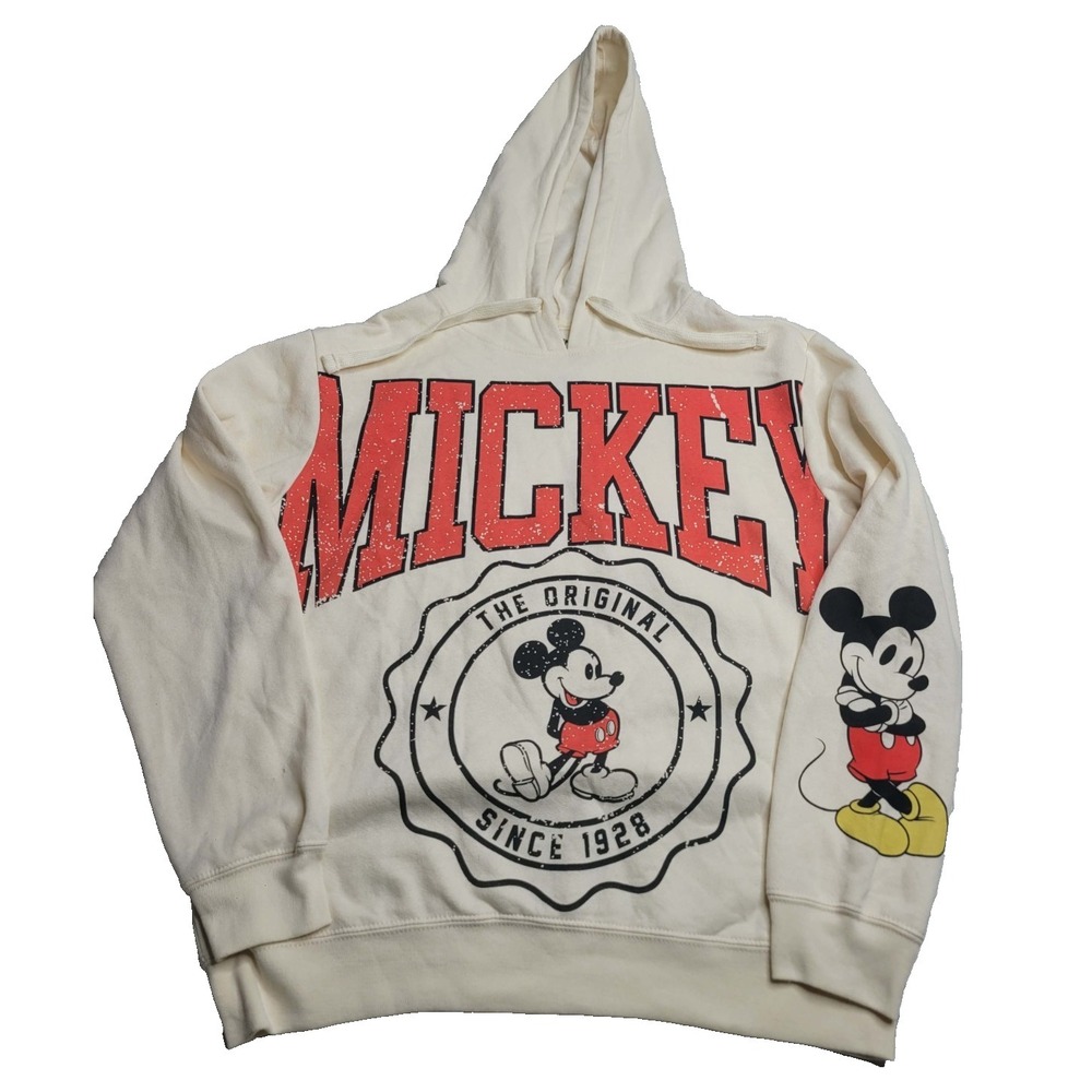 Disney Mickey Mouse Hooded Sweatshirt Women's Medium‎